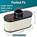 Emmawin 2 Pack FR691V Air Filter for Kawasaki FR651V FR730V FS481V FS541V FS600V FS651V FS691V FS730V Engine, Replace 11013-7046 Pre Cleaner 11013-0726 Air Filter