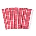 Produktbild Clarysse Geschirrhandtücher Baumwolle im 6er Set, Abtrockentücher für ihre Küche, Trockentücher im Landhaus Stil, Küchenset Erstausstattung mit Aufhänger, 50x70cm,weiß kariert, rot