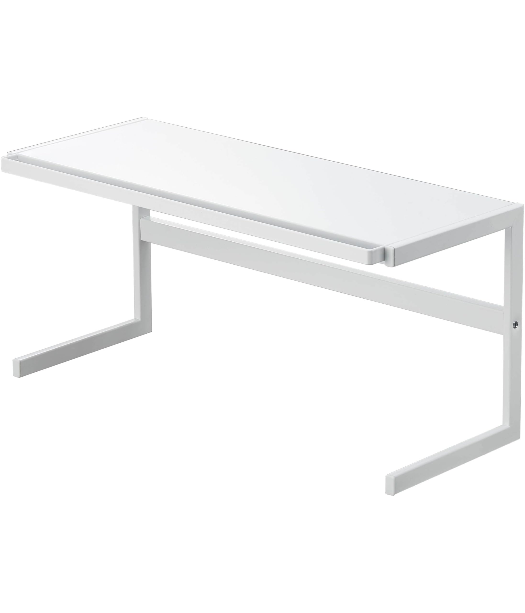 Amazon｜山崎実業(Yamazaki) 伸縮キッチンサポートラック ホワイト 約  