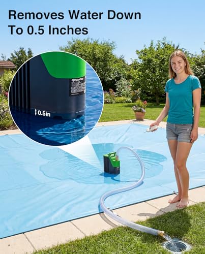 TaskStar Cordless Submersible Water Pump for Pool Cover & Basement - image 6