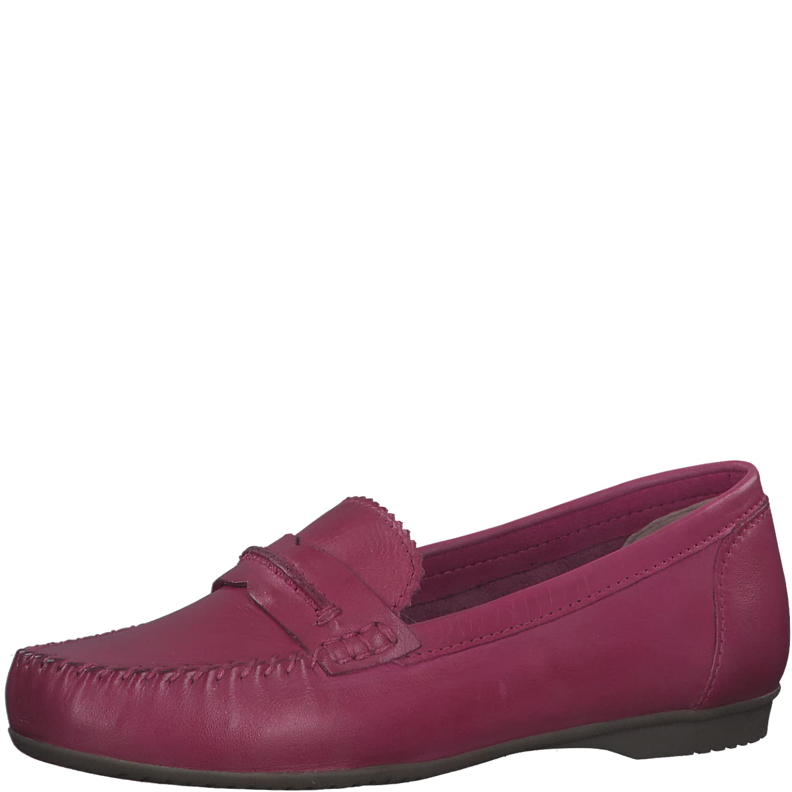 MARCO TOZZI Women's Elegant Leather Moccasins, Pink 1, 8 UK