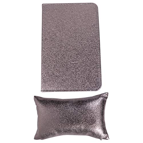 PIXNOR 2 Pcs Nail Art Travesseiro de MÃ£o BraÃ§o Descanso Titular Pad Pu Couro Descanso de MÃ£o Almo