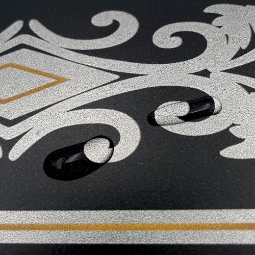 Rouleau de bordure de papier peint damassé argenté décoration luxe