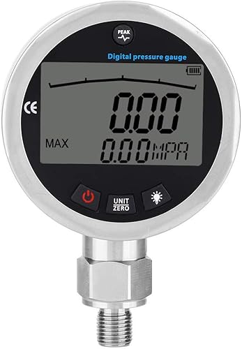 Manomètre inoxydable - Manomètre hydraulique Digital 0-400BAR/ 0-40Mpa / 0-5800P
