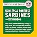 Season Sardines in Olive Oil - Skinless & Boneless, Wild Caught, 22g of Protein, Keto Snacks, More Omega 3's Than Tuna, Kosher, High in Calcium, Canned Sardines - 4.37 Oz Tins, 12-Pack