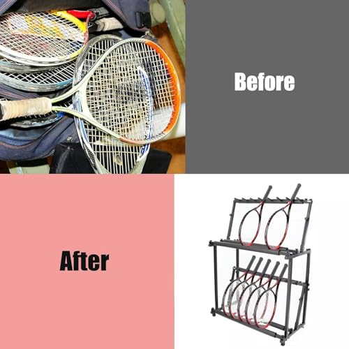 Support de rangement pour raquettes de tennis 2 niveaux - 3