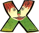 Janosch Holzbuchstabe X Janosch Holzbuchstabe X farblich sortiert