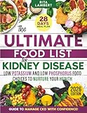 The Ultimate Food List for Kidney Disease: Low Potassium and Low Phosphorus Food Choices to Nurture Your Health | The Definitive Guide and 28-Day Meal Plan to Manage CKD with Confidence