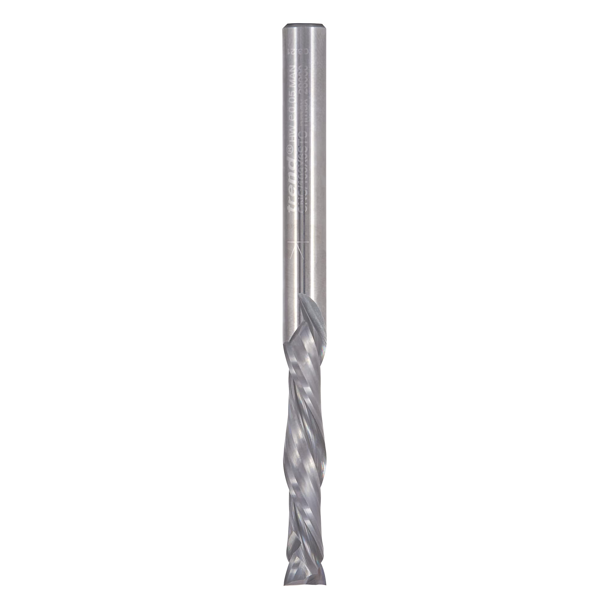 Trend Fraise à défoncer, 2 flûtes coupe descendante, Ø6x32 mm, queue 6 mm