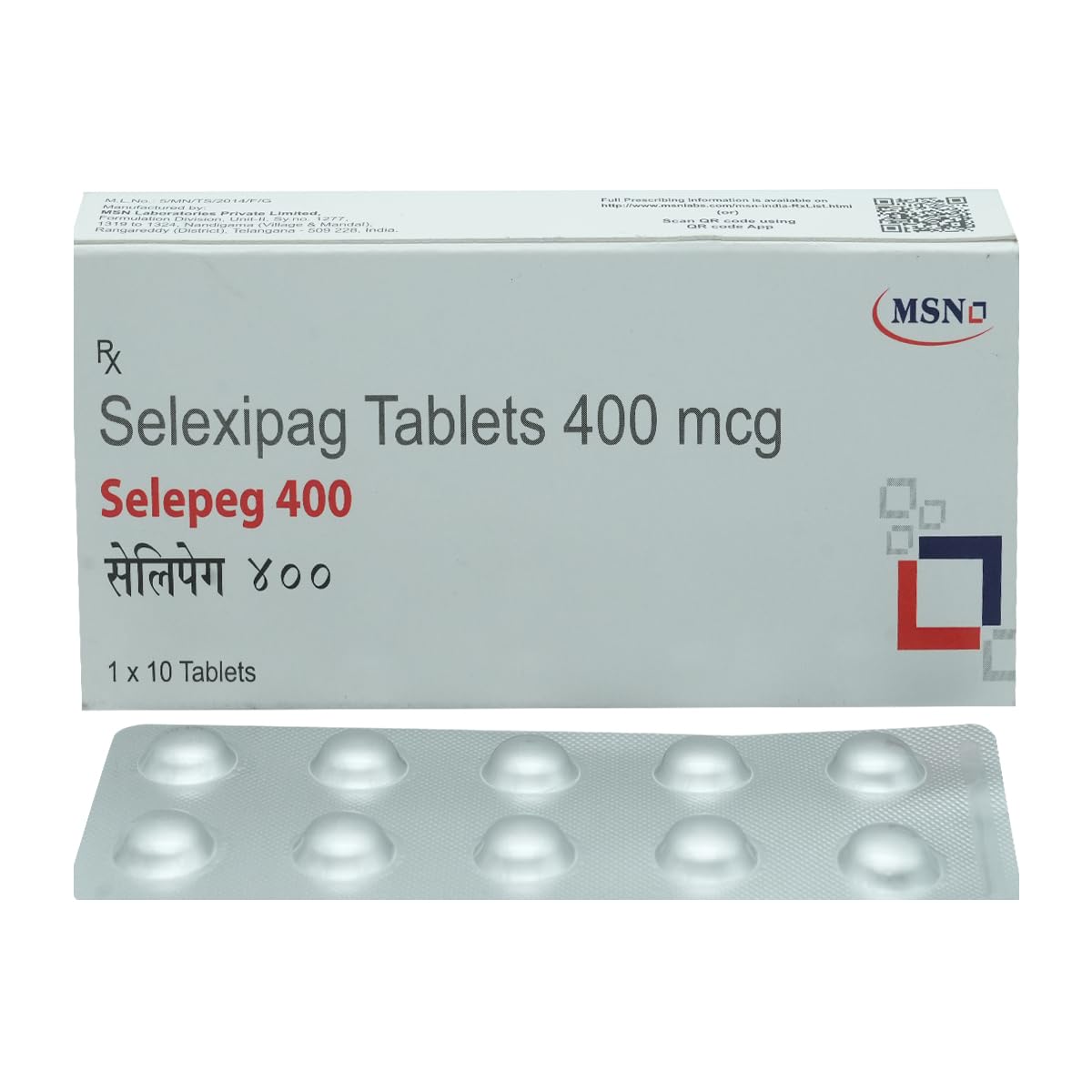 Selepeg 400 - Strip of 10 Tablets
