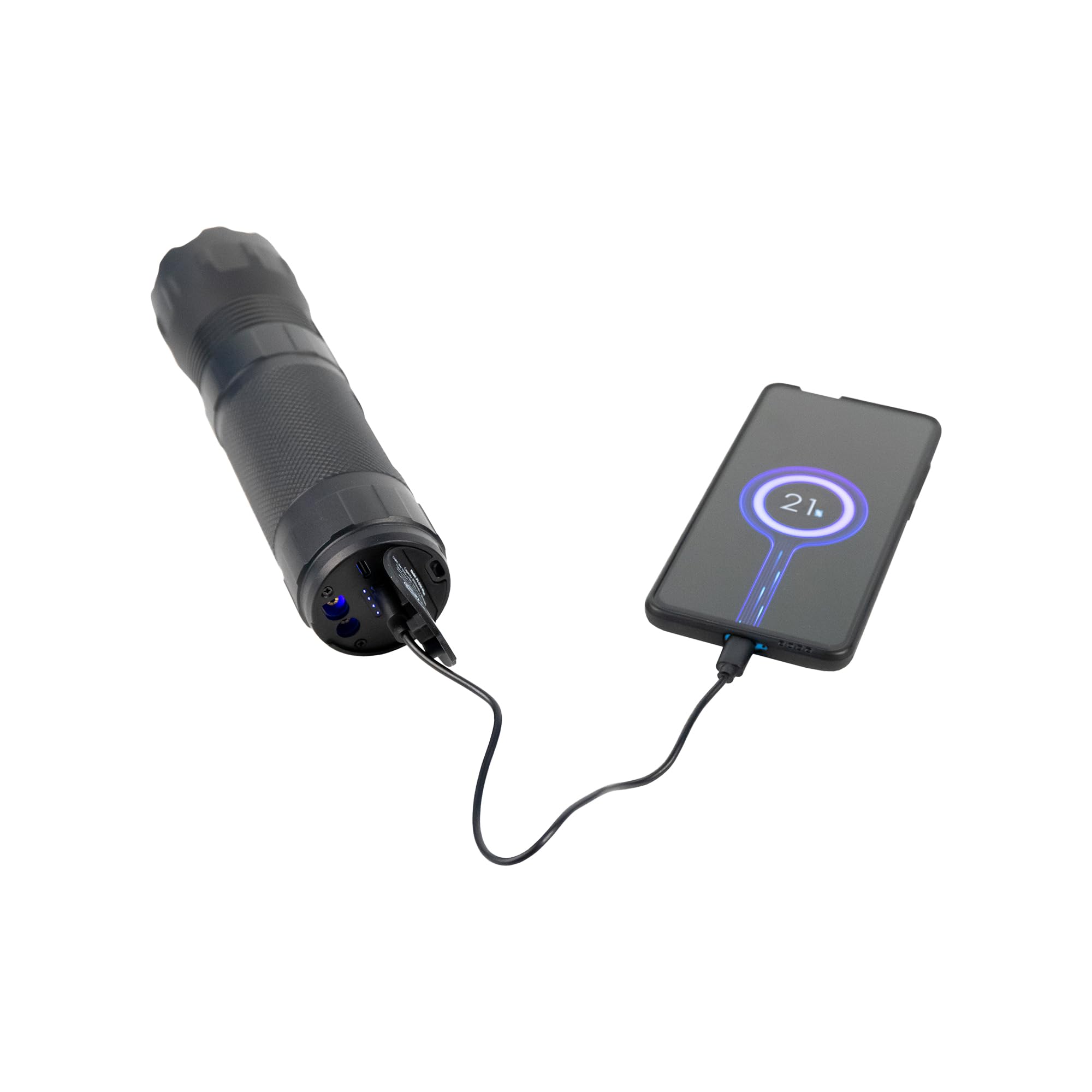 Cofan Arrancador de baterías | con Linterna LED y Power Bank USB | 600 A | 330 lúmenes | Adecuado para Coches de Gasolina hasta 5000 CC y diésel hasta 3000 CC