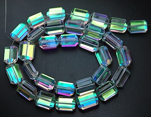 Quartz mystique facetté de qualité supérieure, pépites de 13-17mm pour joaillerie