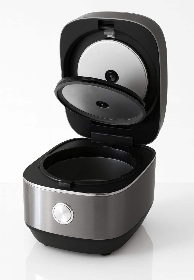 Robot de Cocina Inteligente Multifunción Programable 4L – 800W | 11 Programas | Cocción 3D | Mantiene Caliente | Recipiente Antiadherente sin productos tóxicos| Panel Táctil retro iluminado