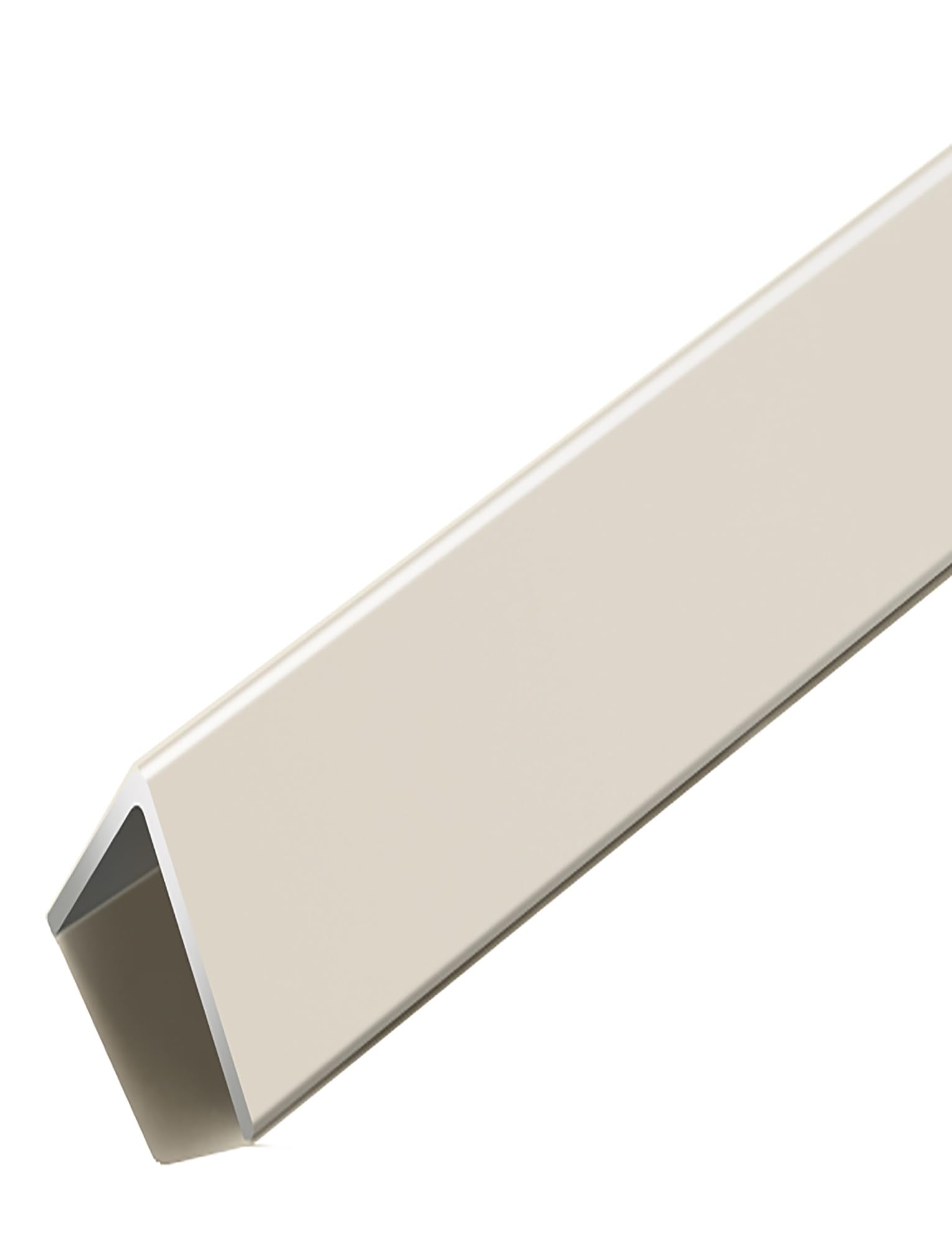 Paraspigoli in alluminio for la protezione dei bordi delle pareti - Larghezza 0,39 pollici, lunghezza 270 cm/300 cm(Cream Color,1x270cm)