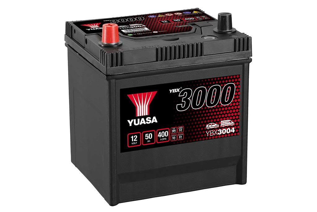 Yuasa YBX3004 -  12V 50Ah 400A - SMF Battery - 3Yr Warranty