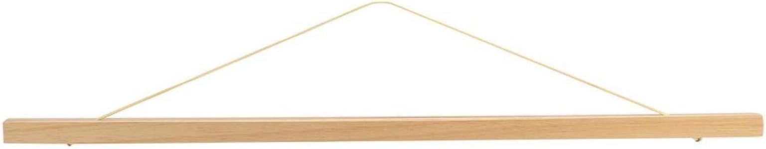 Magnetic Poster Hanger, Wooden Wooden Frames Hangers Durable Wooden Poster Hanger Magnet Poster Frame for Scrolls for Posters for Pictures for Photos(70CM)