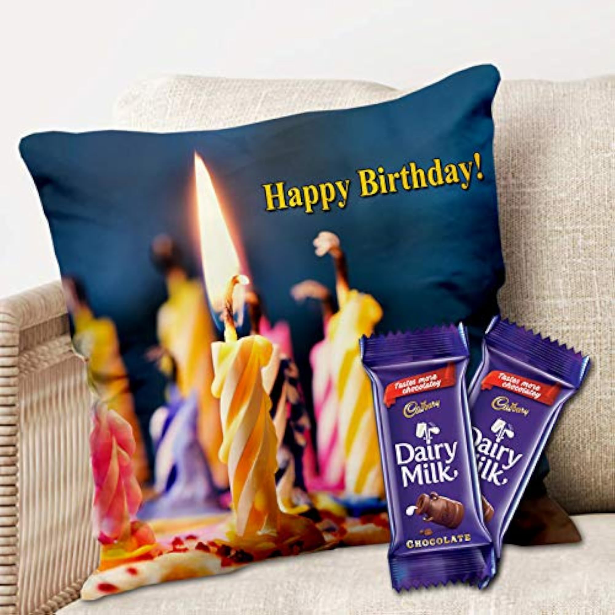 Printed Cushion Gift for Birthday Celebrations