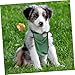 FONDOTIN Dog Chest Apron Jacket Breathable Pet Raincoat for Cats and Dogs Lightweight Neck and Belly Cover for Wet Weather Protection Green