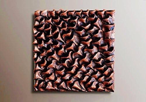 Textured Wall Tile - Wall Sculpture - Textured Abstract Painting - Wood Wall Decor - Wall Art