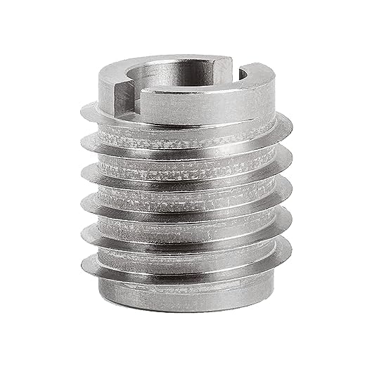Image of E-Z LOK Knife Threaded Insert for Hard-Wood, Stainless Steel Thread Inserts 3 /8-16 (Pack of 100)