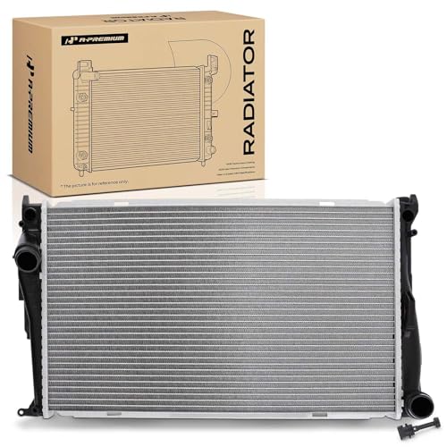 A-Premium Engine Coolant Radiator Assembly Compatible with BMW 135i 2008-2013, 135is 2013, 335i 2007-2011, X1 2013-2015, Z4 2012-2016, Automatic Transmission, Replace# 8012941, 17117547059