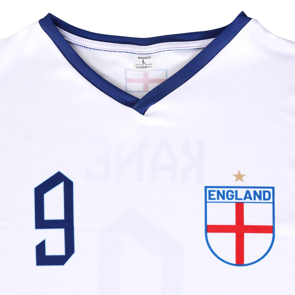 England Fußball Trikot Set Kane Heim - Kinder und Erwachsene - Jungen - Sportsachen - Geschenk - Sport t Shirt - Sportbekleidung - Größe S