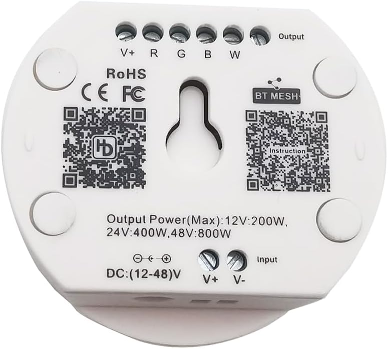 DC12-24V RGB RGBW UFO Wireless Bluetooth 16 Million Colors iOS Android LED Controller Timing Function Group Control Music Mode
