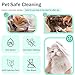 Homtyler Dog Wipes Cleaning Deodorizing & Washing Gloves for Pets, Glove Wipes Pro for Dogs & Cats with Coconut Oil, Extra-Thick,Lick-Safe for Paws,Eyes,Ears&Body, Rinse-Free Waterless Bath,6PCS