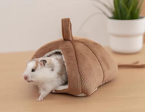 Miniatura 5 de LOS ANDES Casa de conejillo de indias para hámster, ratones suaves, nido de ratas, accesorios para jaula de animales pequeños para ratón, planeador