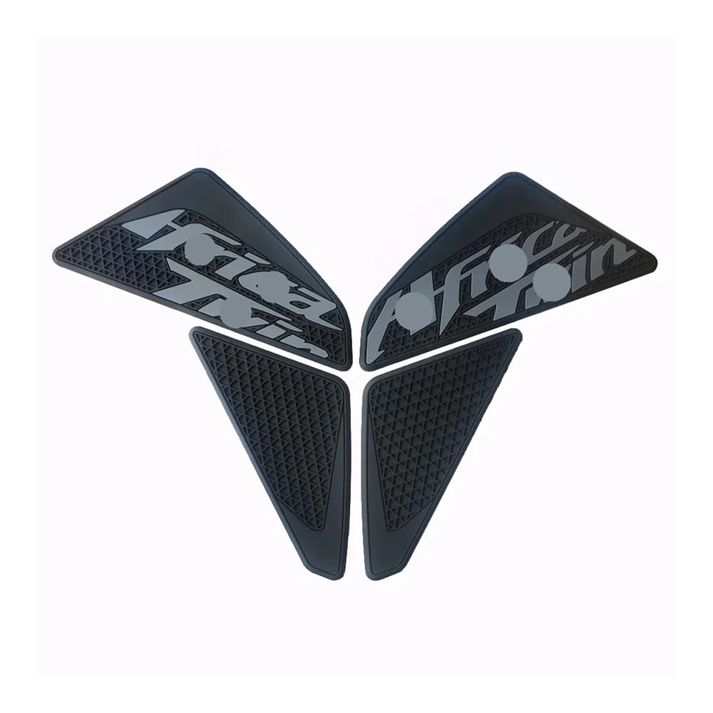 Fgjryedxj Black Motorcycle Fuel Tank Pads Motorcycle Accessorie Side Tank Pad Knee Protection For Ho&Nda Africa Twin Adv 2016-2023 Sticker