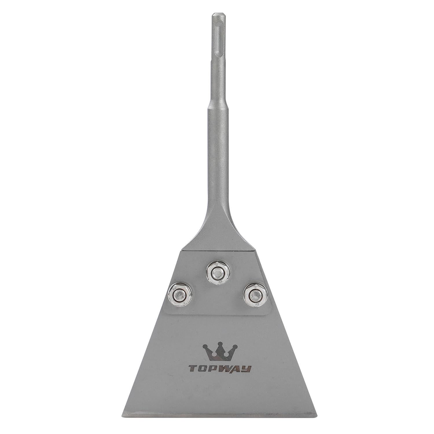 TOPWAY SDS Plus Scalpello per Piastrelle 5 Pollici (260mm x 125mm) Raschietto per Pavimenti, Scalpello a Spatola per Rimozione di Piastrelle, Tappeti, Linoleum 121122
