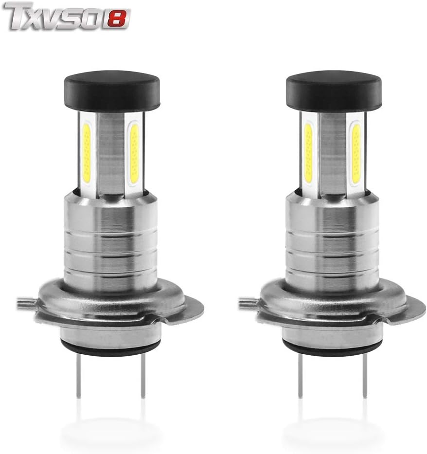 TXVSO8 MAX H7 LED Headlight Bulbs All In One Model 6000 K Cool White 55W Headlight Conversion Kit (A Pair)