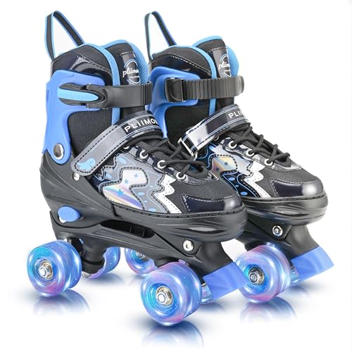 Boys Roller Skates for Kids Ages 5-8, Toddler Roller Skates for Ages 8-12, 4...