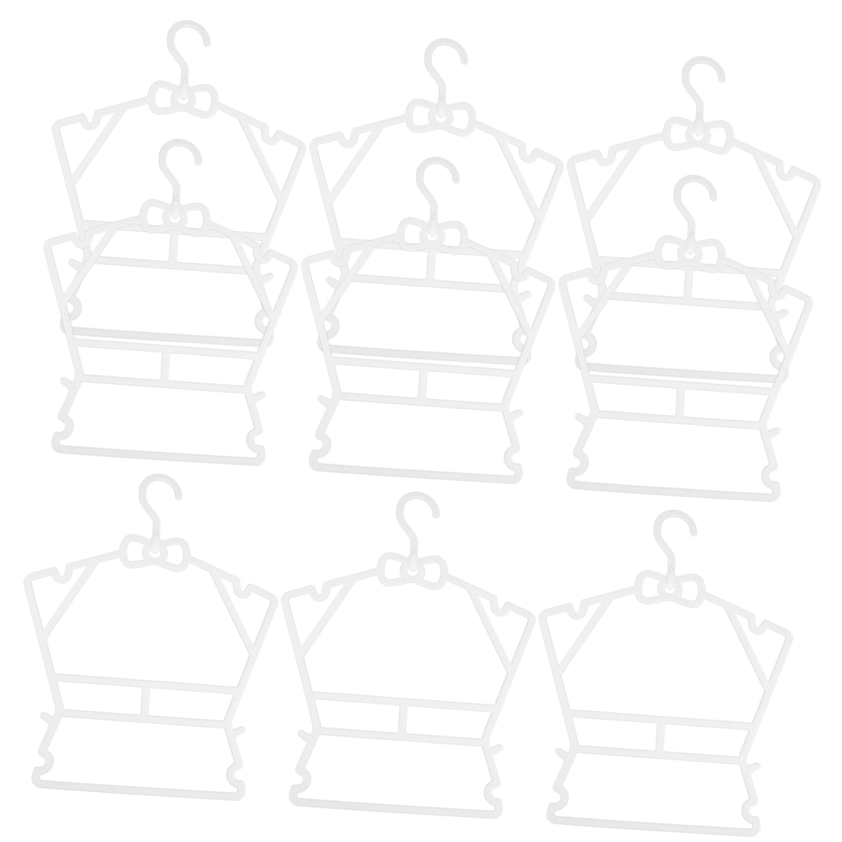 OUNONA 20piezas Perchas para Ropa Infantil Soporte Resistente para Secado De Ropa De Perchas Antideslizantes Hogar y Tienda