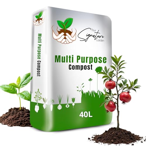 Laeto Multi Purpose Compost 40L - Premium Potting Compost for Healthy Growth Top Grade Potting Soil Peat Free for Flowers, Vegetables & Plants