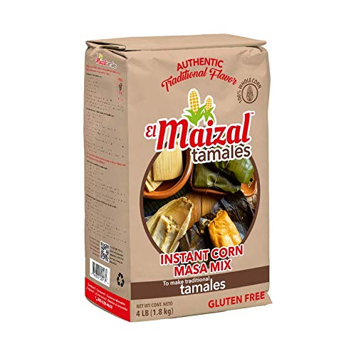 El Maizal Corn Masa Flour Tamale White 4 lb bag