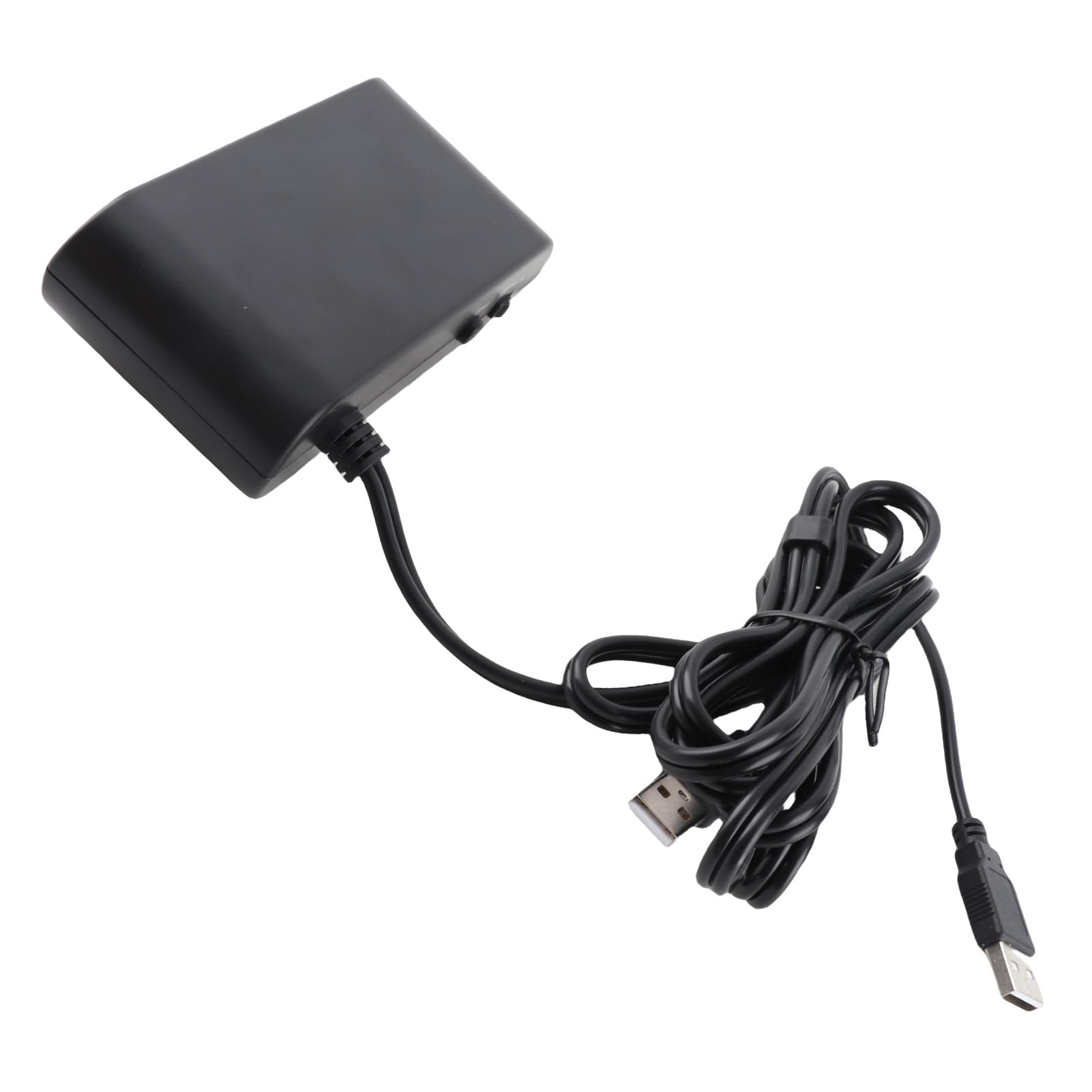 Jectse Adaptador de Controlador para 3 en 1 GC Handle Converter con Función Turobo, Plug and Play Super Smash Bros Adapter con 4 Puertos para Wiiu/PC