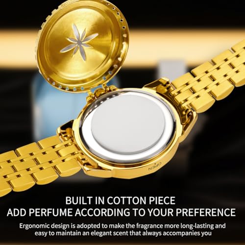 Image of OLEVS Womens Watch Fashion Diamond Analog Gifts Watches for Ladies Quartz Stainless Steel Casual Roman Waterproof Luminous Calendar Wristwatch