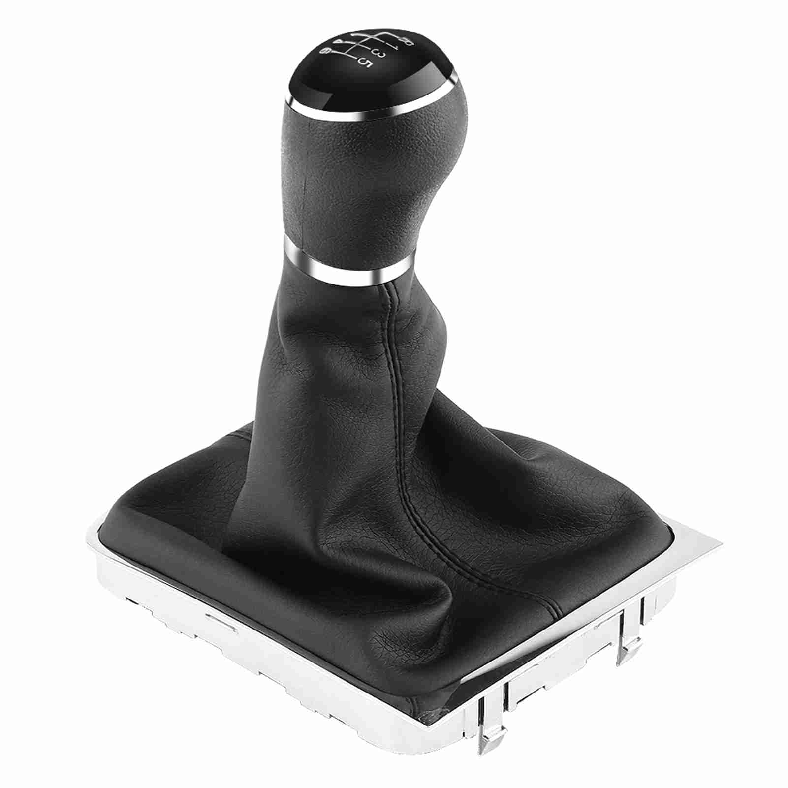 Aramox Stuptuty Gałka Zmiany Biegów 6-biegowa do Samochodu kompatybilna z B7 2011-2012, Stick Boot Frame Kit