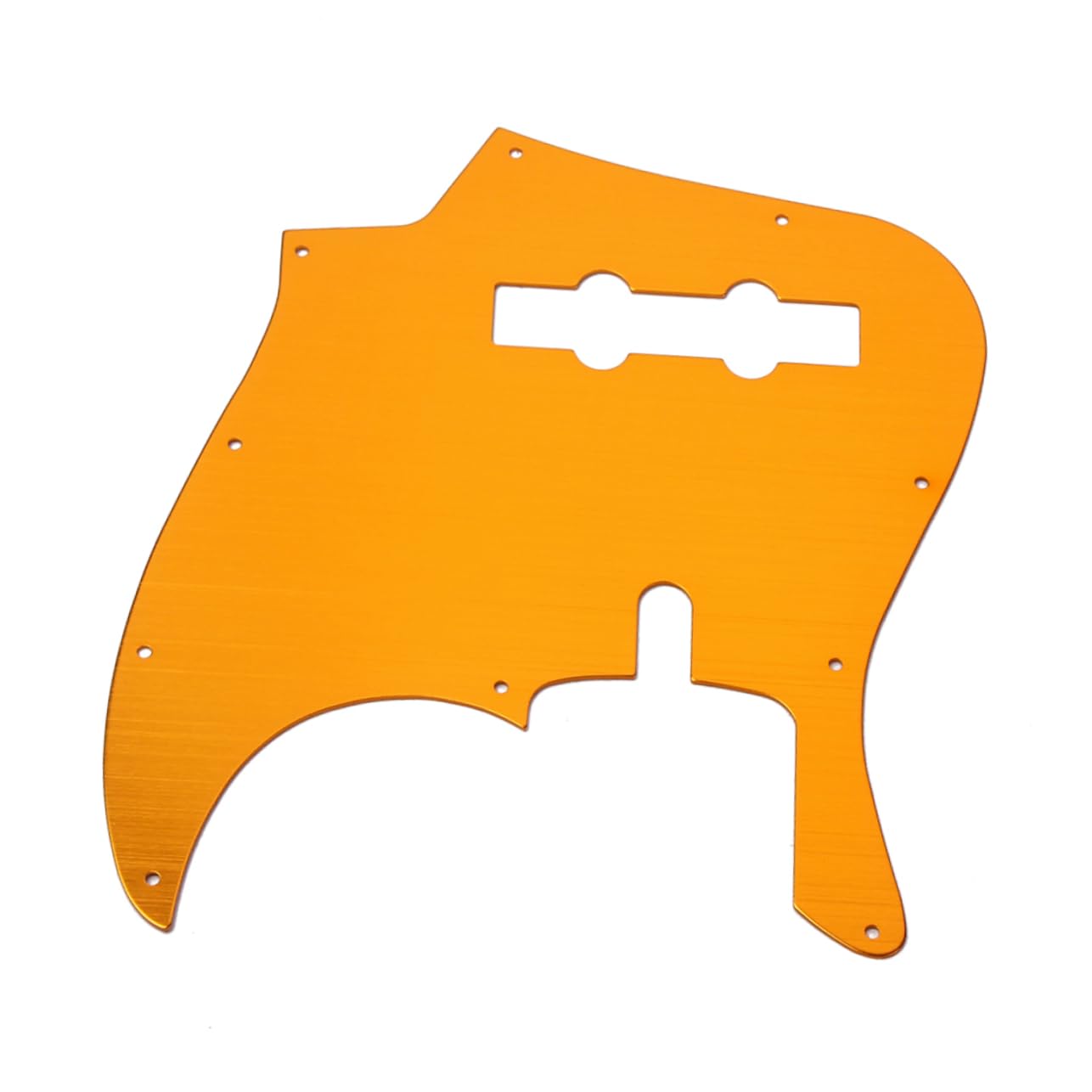 OFFSCH 10 Holes Guitar Pickguard Aluminum Cover 3 Ply Pickguard Easy Install Scratch Protection