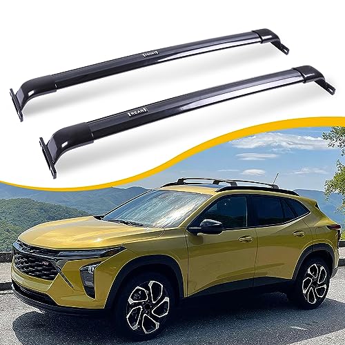 Image of 220lbs Cross Bar Roof Rack Fit for Chevrolet Chevy Trax 2RS ACTIV LT 2023-2026 Cargo Carrier Crossbar Rooftop Accessories (with Side Roof Rails)