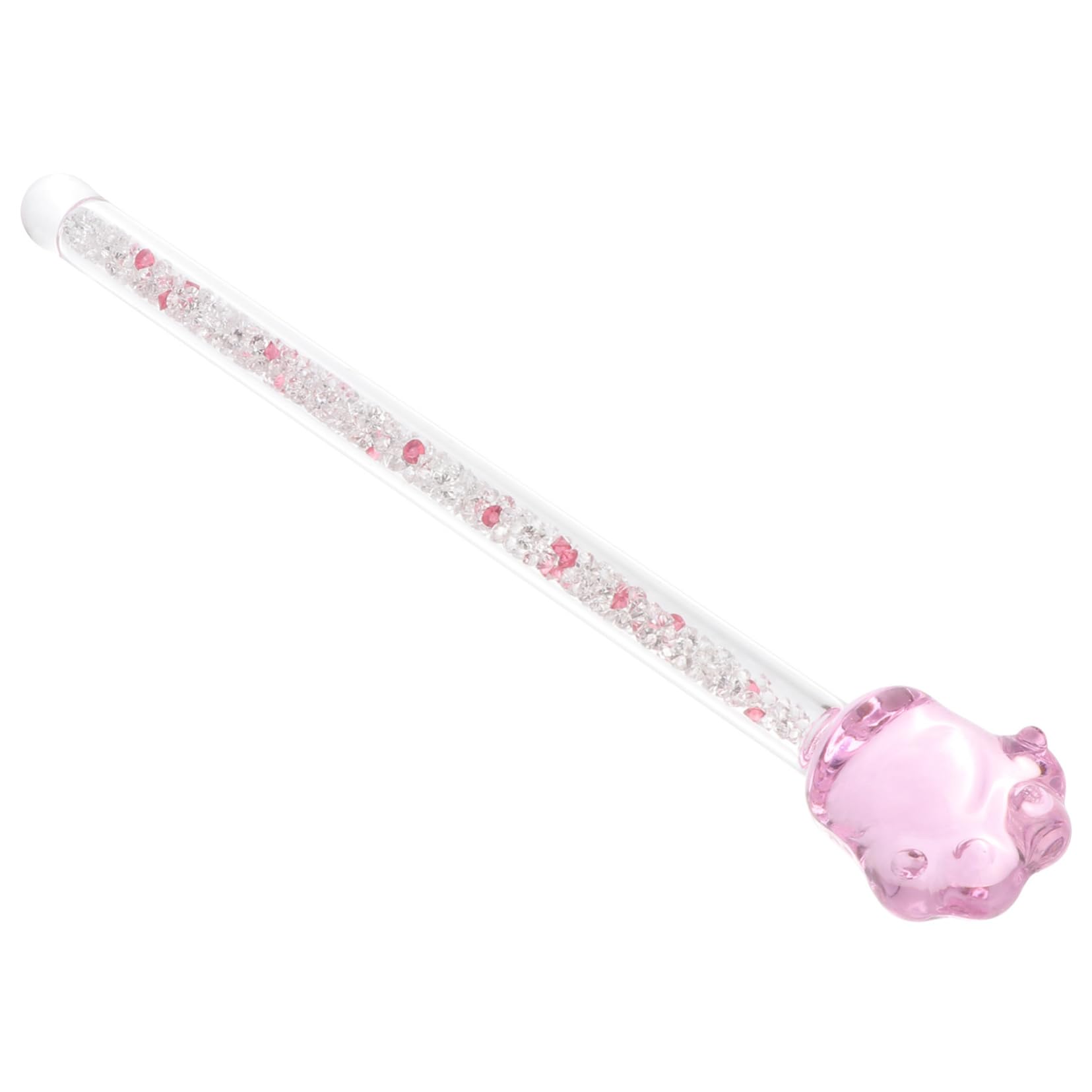 Cabilock Glass Stir Stick Shiny Drink Stirrer for Cocktails Home Bar and Parties Easy to Clean Nonstick Surface Multi Function Mixing Tool