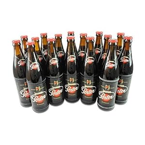 Lausitzer Porter Schwarzes (Schwarzbier / 16 Flaschen à 0, 5 l / 4, 4% vol.)