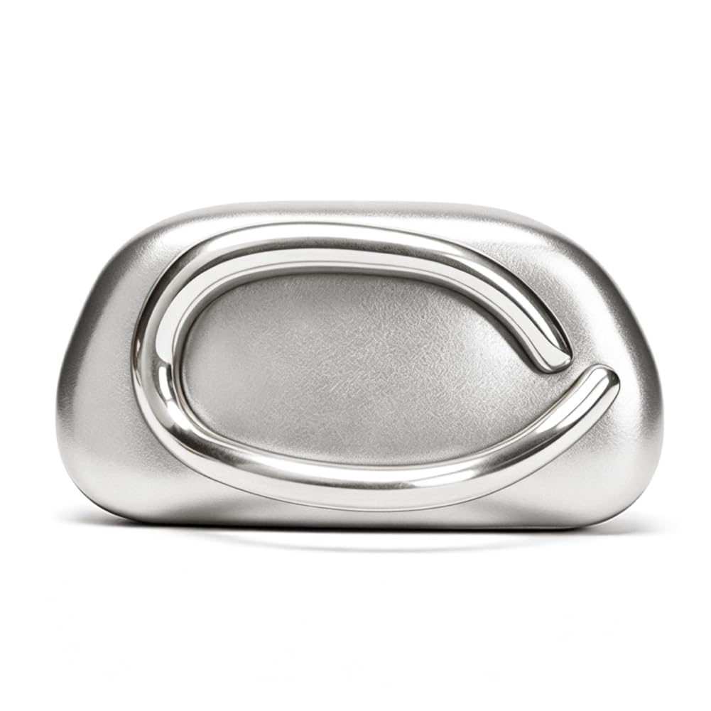 Acrylic Clutch Purse for Women Classic Round Acrylic Evening Handbag Vintage Metal Handlebars Bag for Wedding Party Prom