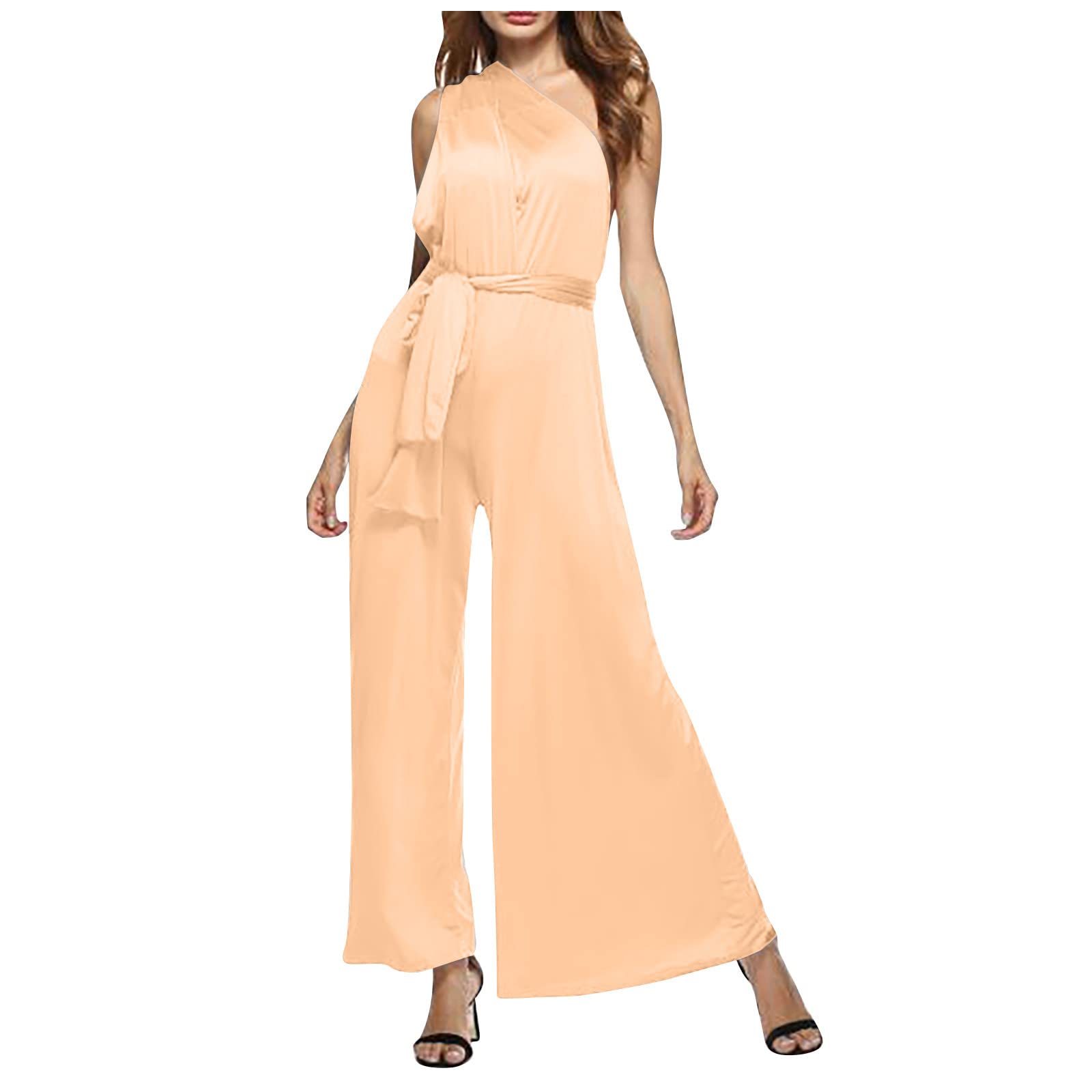 Damen Jumpsuit Elegant Festlich - Weitbeinig Für Hochzeitsgäste