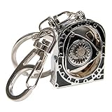 134円お得!リタプロショップⓇ ロータリー エンジン デザイン メカニカル キーホルダー カラビナ付 RX-7 RX-8タイプ