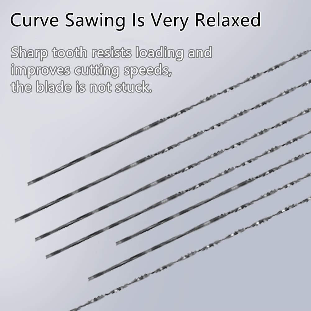 Wytino Lot De 12 Lames De Scie à Chantourner Avec Dents En Spirale - Pour Bois, Plastique Et Métal
