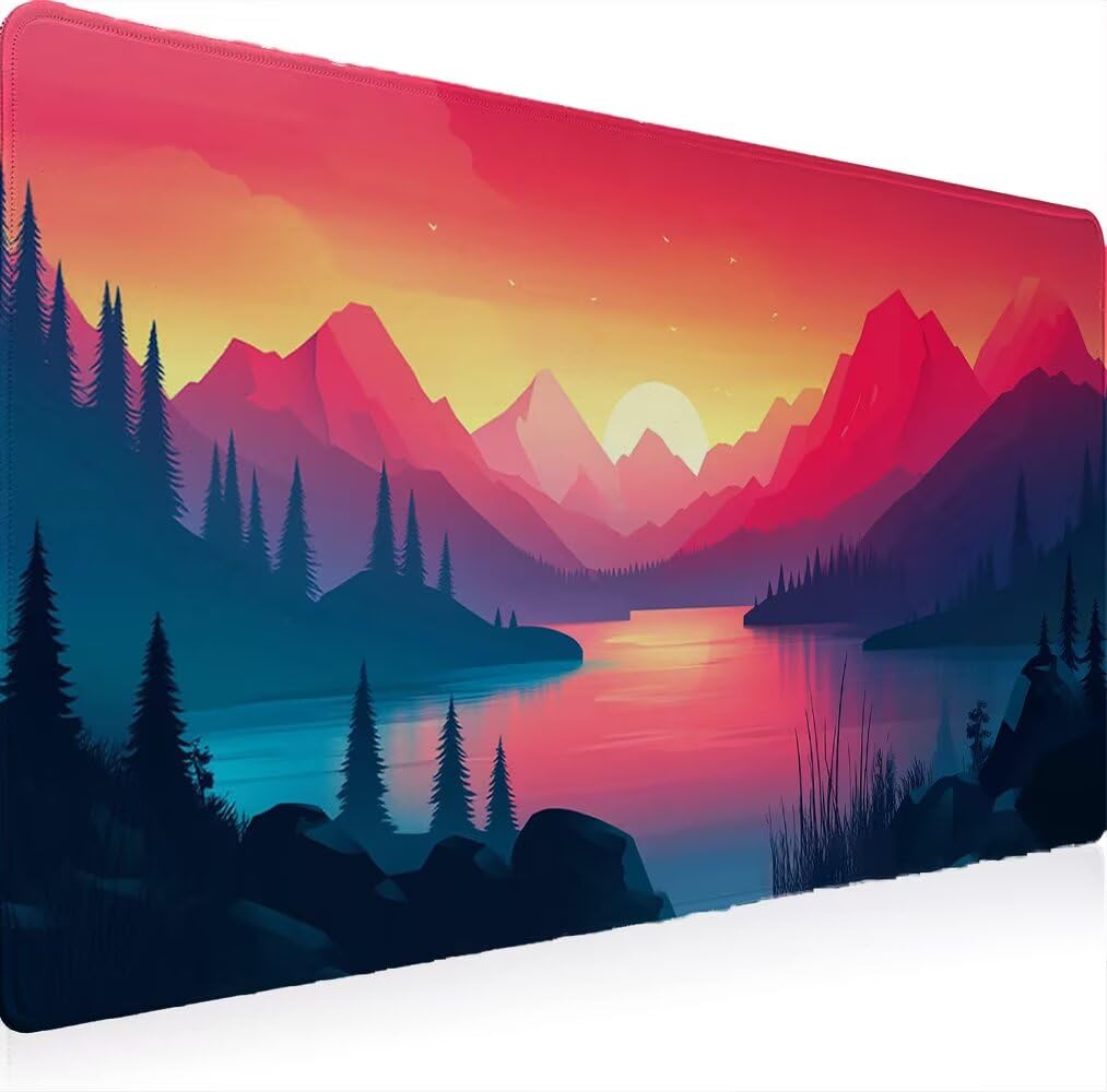 Podkładka pod mysz, podkładka pod mysz XXL 1200 x 600 podkładka pod mysz dla graczy, wodoodporna gumowa podstawa, duża podkładka pod mysz do gier na biurko szyte krawędzie wodoodporna antypoślizgowa