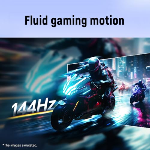 Image of LG 24 inch Gaming Monitor, Full HD 1080p IPS Display, 144Hz Refresh Rate, 1ms MBR, NVIDIA G-Sync Compatible & AMD FreeSync, HDR10 sRGB 99%, Built-in Speakers, HDMI& DP, Height & Tilt Adjustable Stand