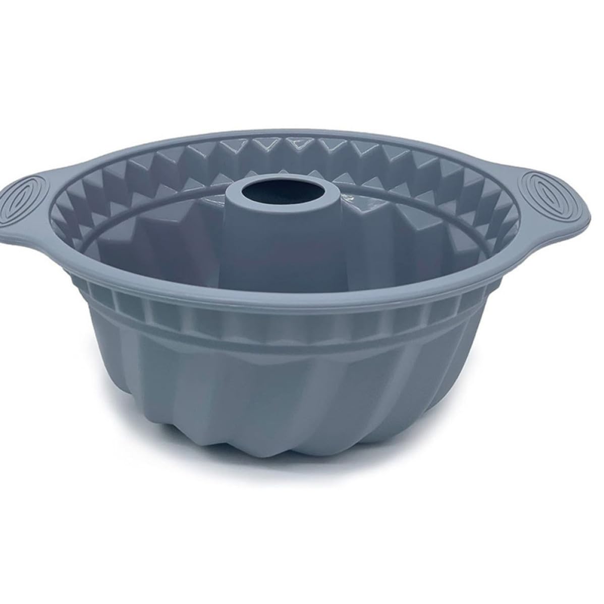 Stampi in Silicone per Dolci 3 Pezzi Forma Tonda e Scanalata, Antiaderenti e Riutilizzabili, per Dolci Soffici e Cottura Casalinga